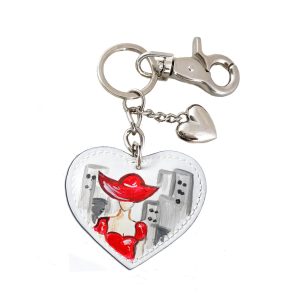 Portachiavi – Lady in red