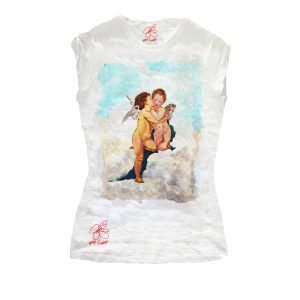 T-shirt – Amore e psiche, bambini di Bouguereau