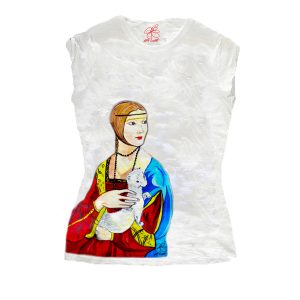T-shirt – Dama con l’ ermellino di Leonardo