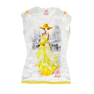 T-shirt – Lady in yellow