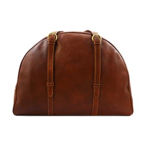 Borsa da viaggio in cuoio toscano VIENNA – Marrone
