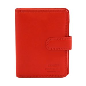 Portafoglio in vera pelle morbida ARISTEA – Rosso