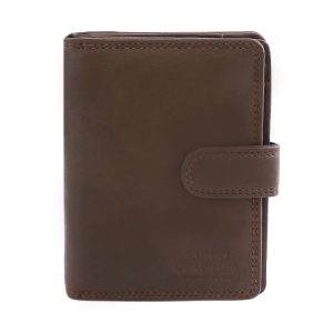 Portafoglio in vera pelle morbida ARISTEA – Testa di Moro