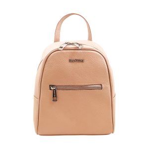 Zaino in pelle martellata AMELIE – Rosa