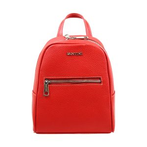 Zaino in pelle martellata AMELIE – Rosso