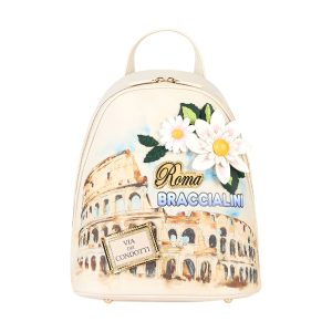 Zaino ROMA LT CARTOLINE – Bianco