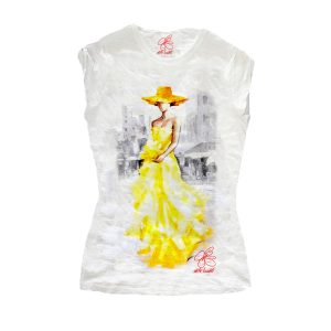 T-shirt – Lady in yellow