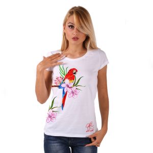 Maglietta – Red parrot
