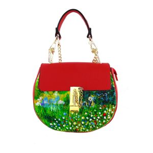 Borsa –  Donna con parasole in giardino di Renoir