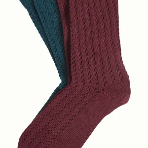 Calzini Ajour Potato Red King Louie