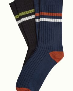 Calzini Leaf a righe King Louie