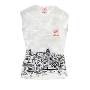 T-shirt – I love Procida black and white