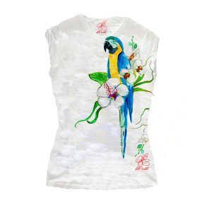 T-shirt – Blue parrot