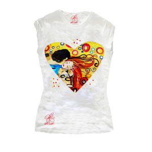 T-shirt – Omaggio al Bacio Appassionato di Sophie Vogel