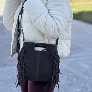 Borsa Frange Camoscio