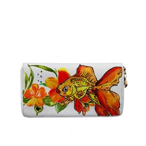 Portafoglio – Fish and flowers
