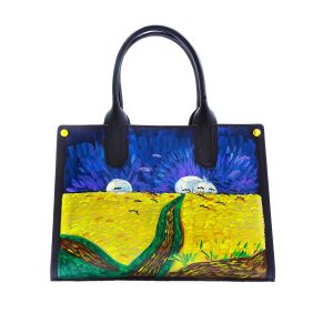 Borsa – Campo di grano con volo di corvi di Van Gogh