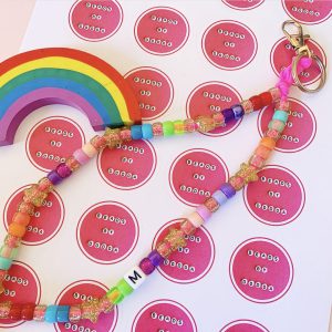 Portachiavi Laccio Fluo