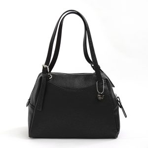 AMY – Borsa bauletto in pelle nero