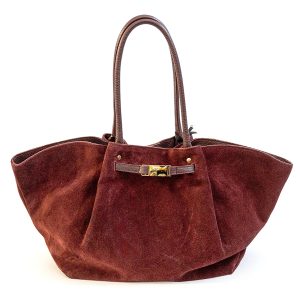 BARTOK – Shopping in camoscio rubino