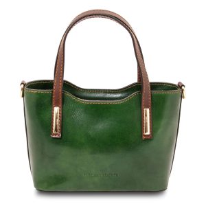 AMELIA Borsa a mano in pelle – Verde