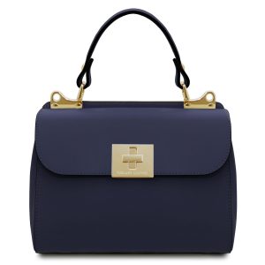 ARMONIA Borsa a mano in pelle – Blu scuro