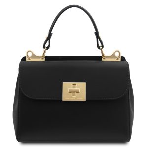 ARMONIA Borsa a mano in pelle – Nero