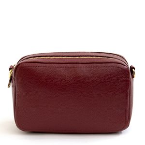 ARY – Camera bag in pelle rubino