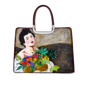 Borsa – Fanciullo con canestro di frutta di Caravaggio