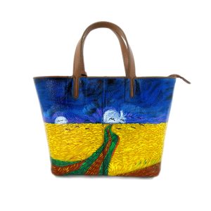 Borsa – Campo di grano con volo di corvi di Van Gogh
