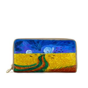 Portafoglio – Campo di grano con volo di corvi di Van Gogh