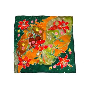 Foulard – Gigli rossi