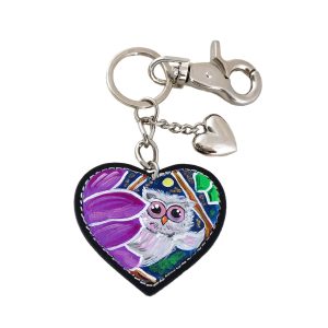 Portachiavi – La civetta e la luna