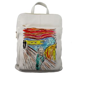Borsa zaino – L’urlo di Munch cartoon color