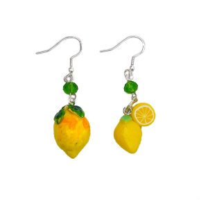 Orecchini –  Limone ceramica