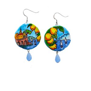 Orecchini –  Amalfi in ceramica
