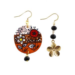 Orecchini –  Fiori ceramica di Vietri