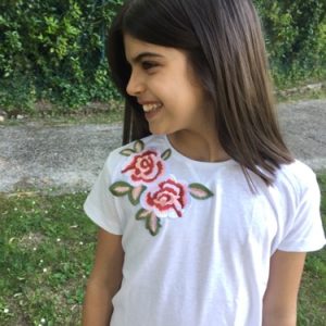 T-SHIRT BAMBINA FLORA
