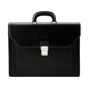 Ventiquattrore Business in cuoio SHENZEN – Nero