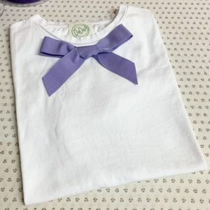 T-SHIRT DONNA FIOCCO GROS GRAIN