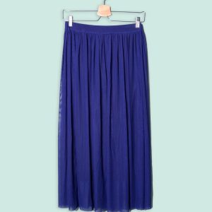 Gonna Arricciata in Modal e Tulle Alisa