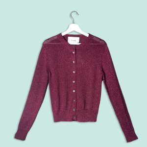 Cardigan in Lurex Barolo Floor