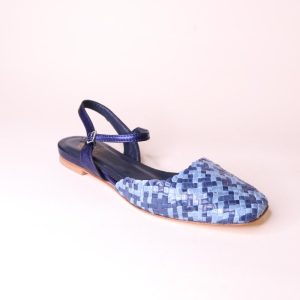 Ballerina India Intrecciata Blu L’Arianna