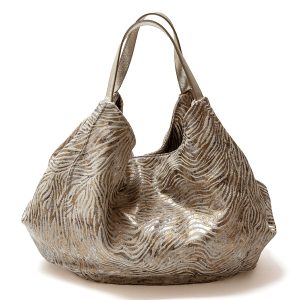 KENYA MAXI – Sacca in pelle serigrafata