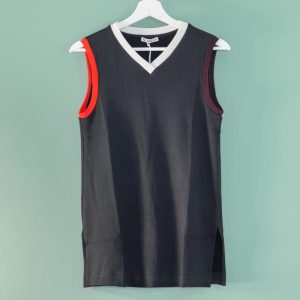 Gilet profili a contrasto Alisa