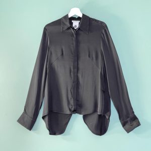 Camicia Schiena Nuda Nera Numero Primo