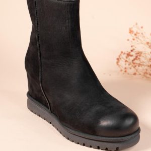 Stivaletto in Nabuk Antracite Bonfanti