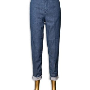 Pantalone jeans e lino relaxed Chino Cigala’s