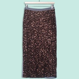 Gonna Bicolore con Paillettes Numero Primo