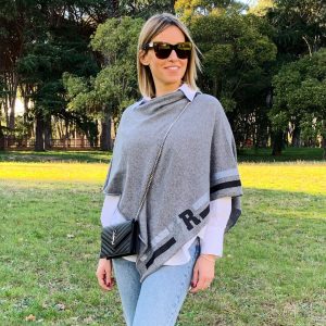 Poncho Personalizzato Righe